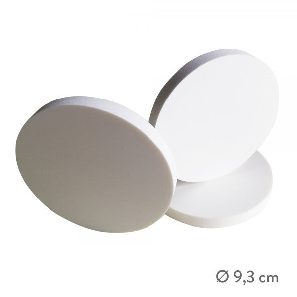 Cerchi in Forex spessore 1 cm pvc bianco - diametro 93mm - PlastiWood(14553272)