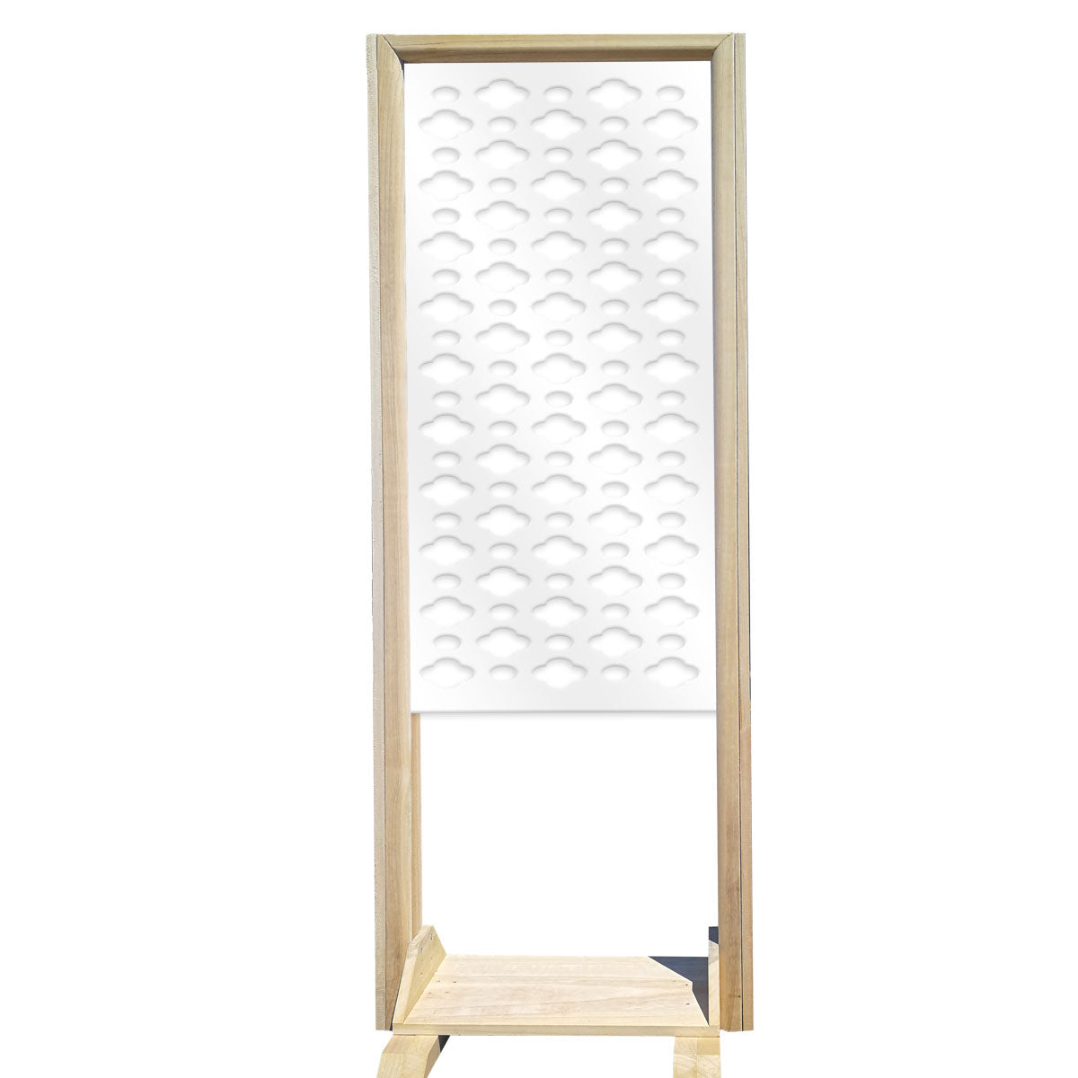 CLOUDS - Separè - Paravento modulabile - 70x190cm - in Legno e PVC - PlastiWood (14553493)