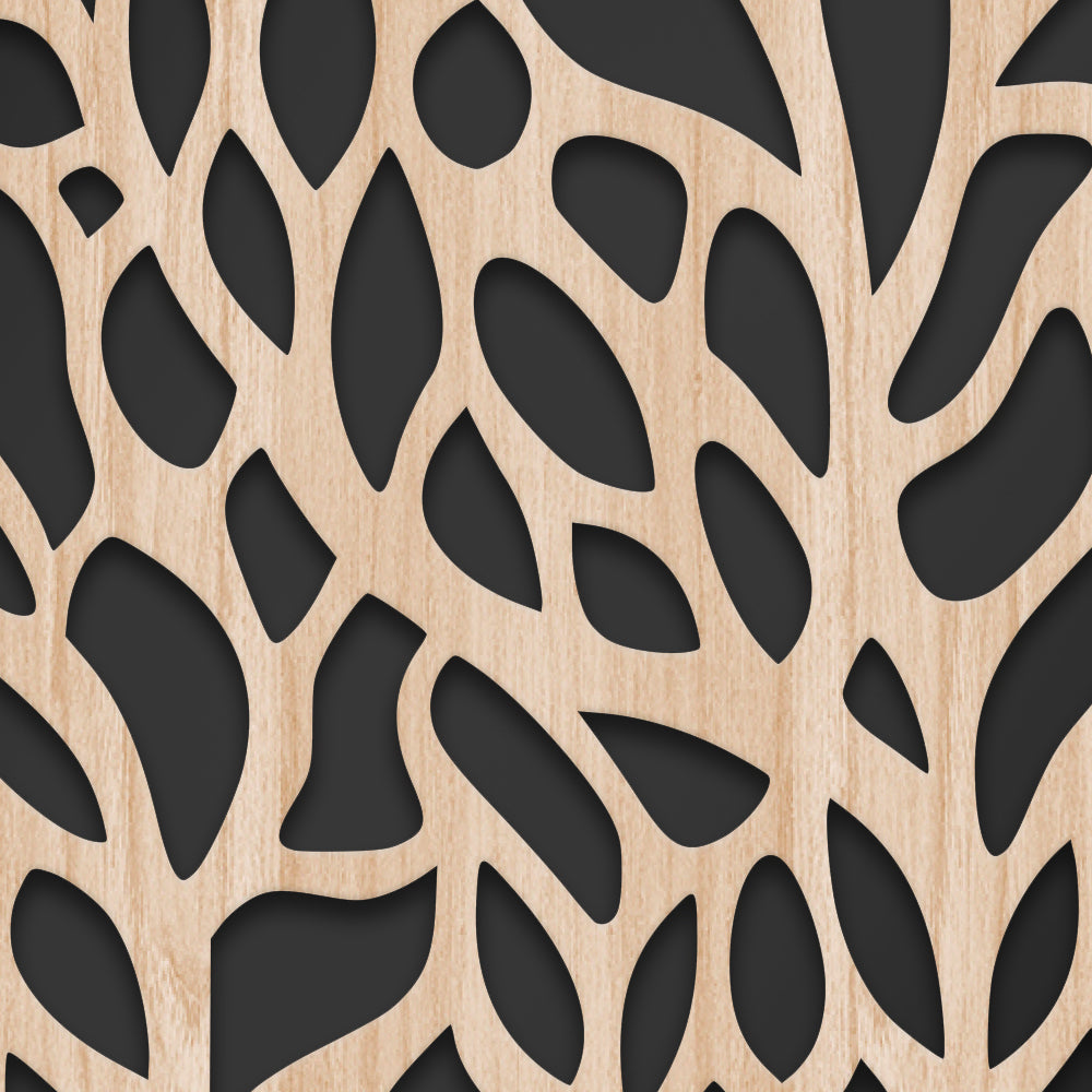 CODIUM - Quadro arredo LASERCUT composito Legno e PVC - PlastiWood (14553522)