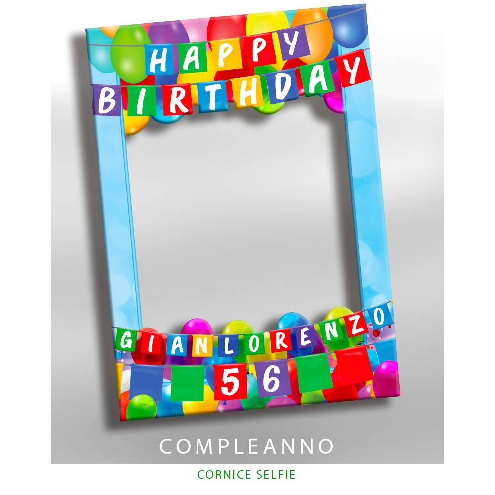 Cornice selfie Compleanno - PlastiWood (14553673)