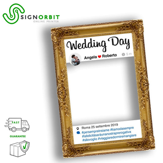 Cornice selfie Wedding Day 2019 - PlastiWood