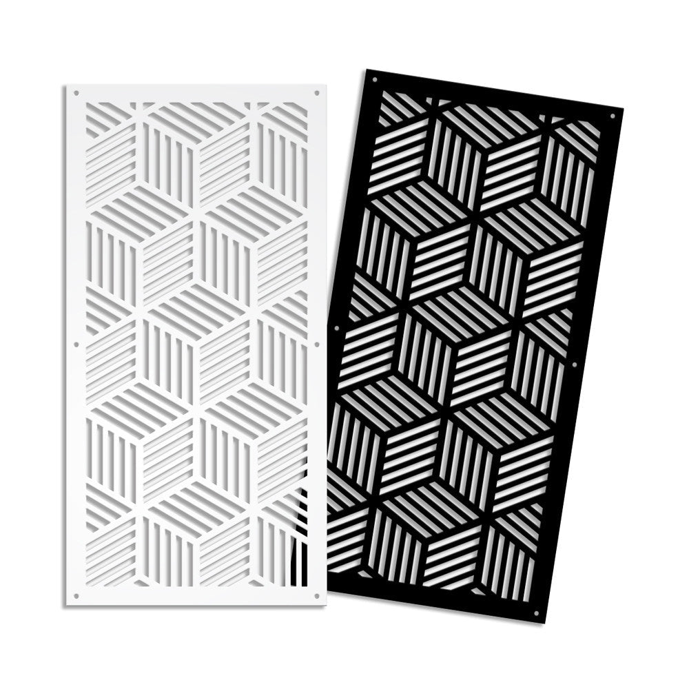 CUBIC - Pannello in PVC traforato - Parasole - PlastiWood (14553800)