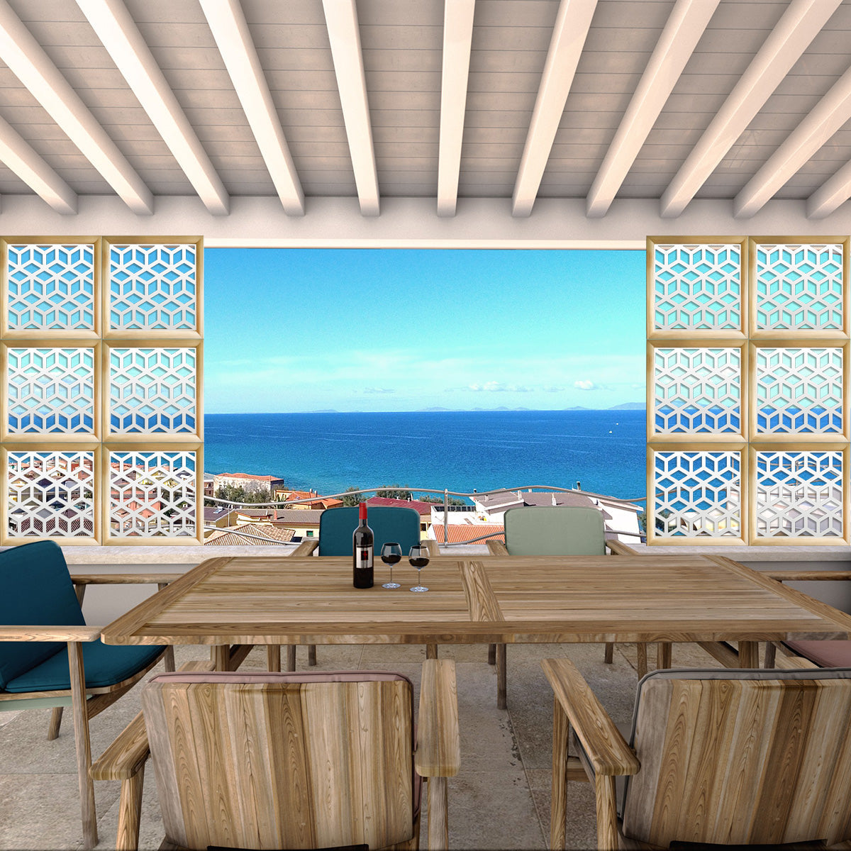 CUBO - Moduli Decorativi in Legno e PVC - PlastiWood (14553828)