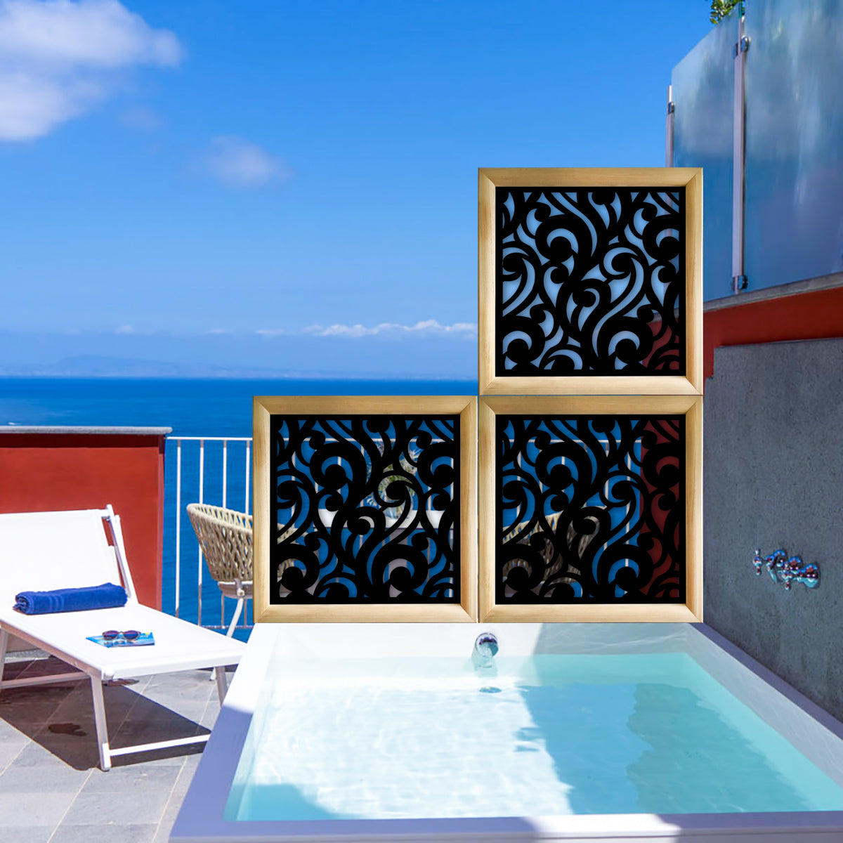 CURL - Moduli Decorativi in Legno e PVC - PlastiWood (14553858)