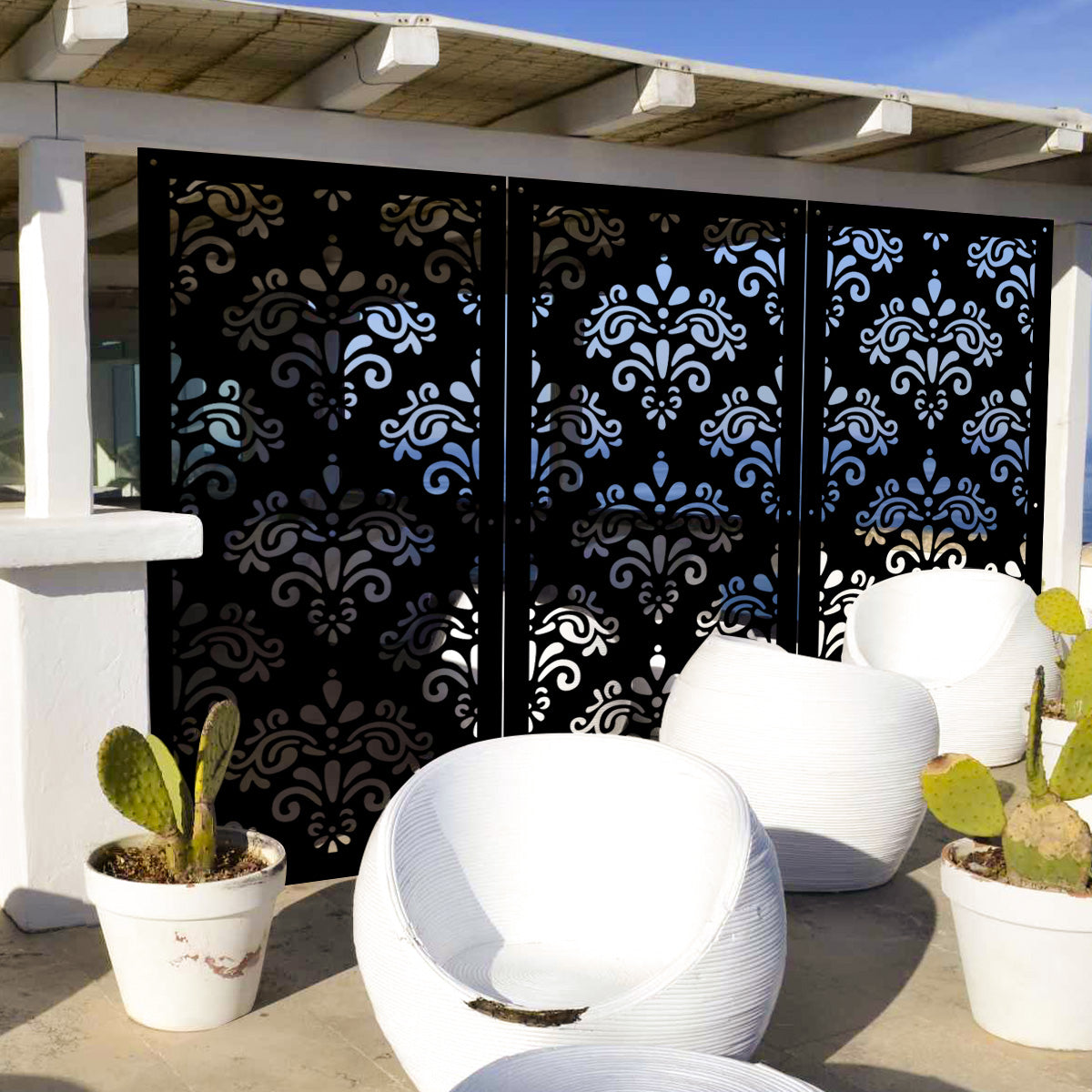 DAMASCO - Pannello in PVC traforato - Parasole - PlastiWood (14553939)