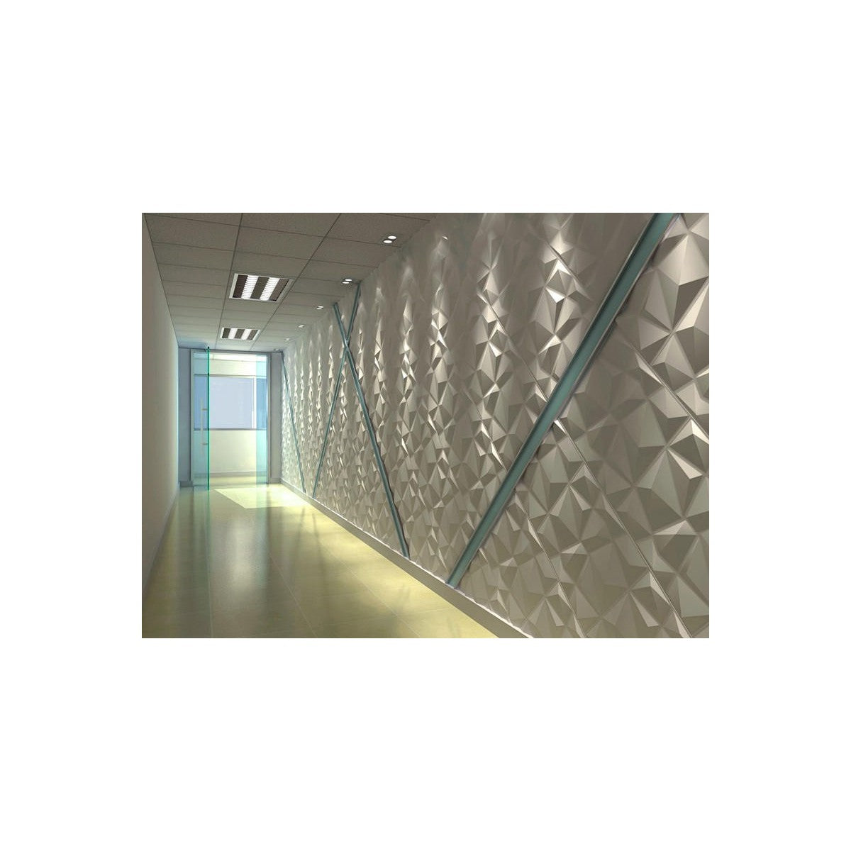 DIAMOND-BIT pannello In Fibra Di Bamboo 100% Naturale Pezzi 4 Totale 1 Metro Quadrato - PlastiWood (14554095)