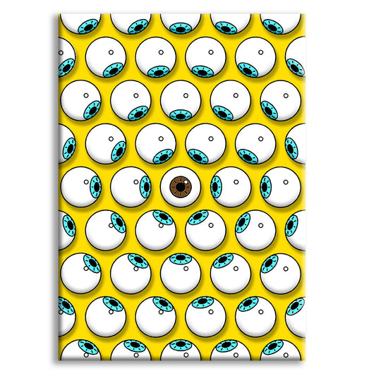 Diversity - Eyes - Quadro stampato su Canvas e montato su telaio in legno - PlastiWood (14554097)