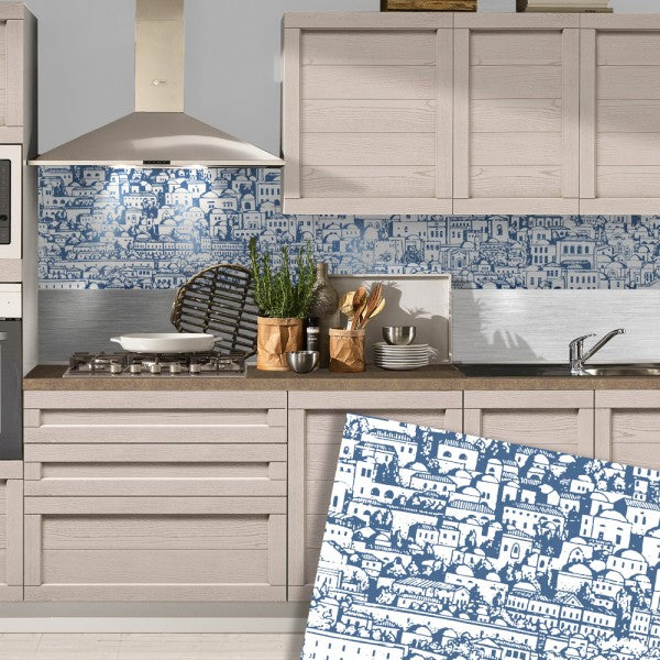 DOMUS - Paraschizzi da cucina in PVC flessibile - Misura 120x60cm spessore 3mm - PlastiWood (14554126)