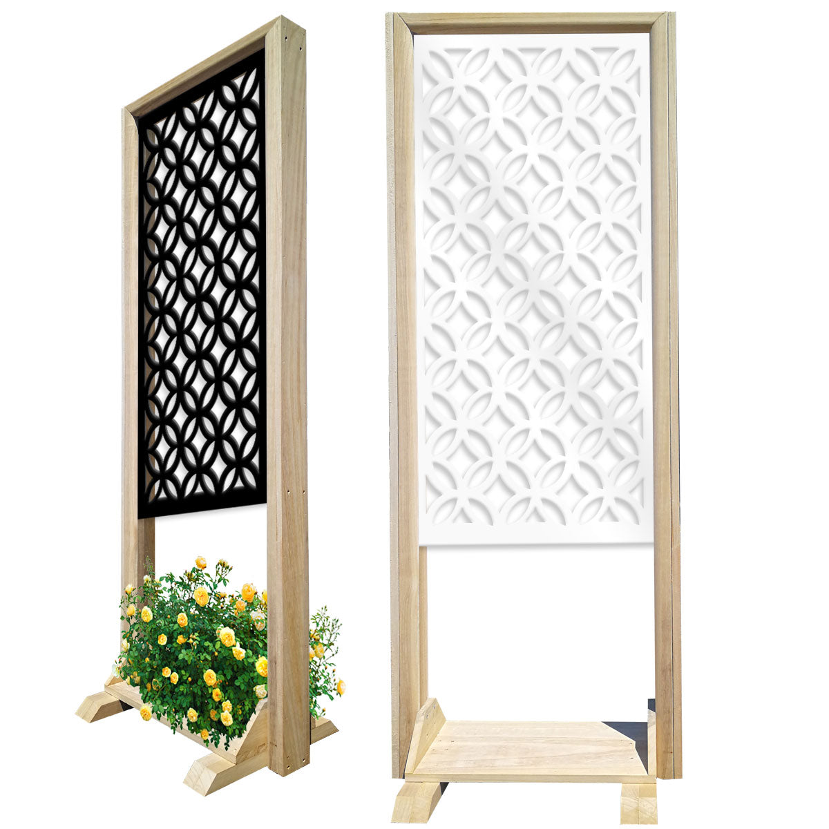 ECLECTIC - Separè - Paravento modulabile - 70x190cm - in Legno e PVC - PlastiWood (14554186)