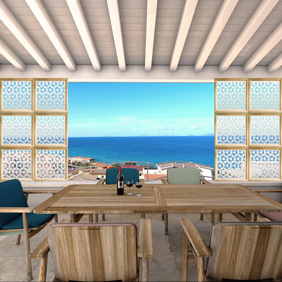 ELLISSE - Moduli Decorativi in Legno e PVC - PlastiWood (14554210)