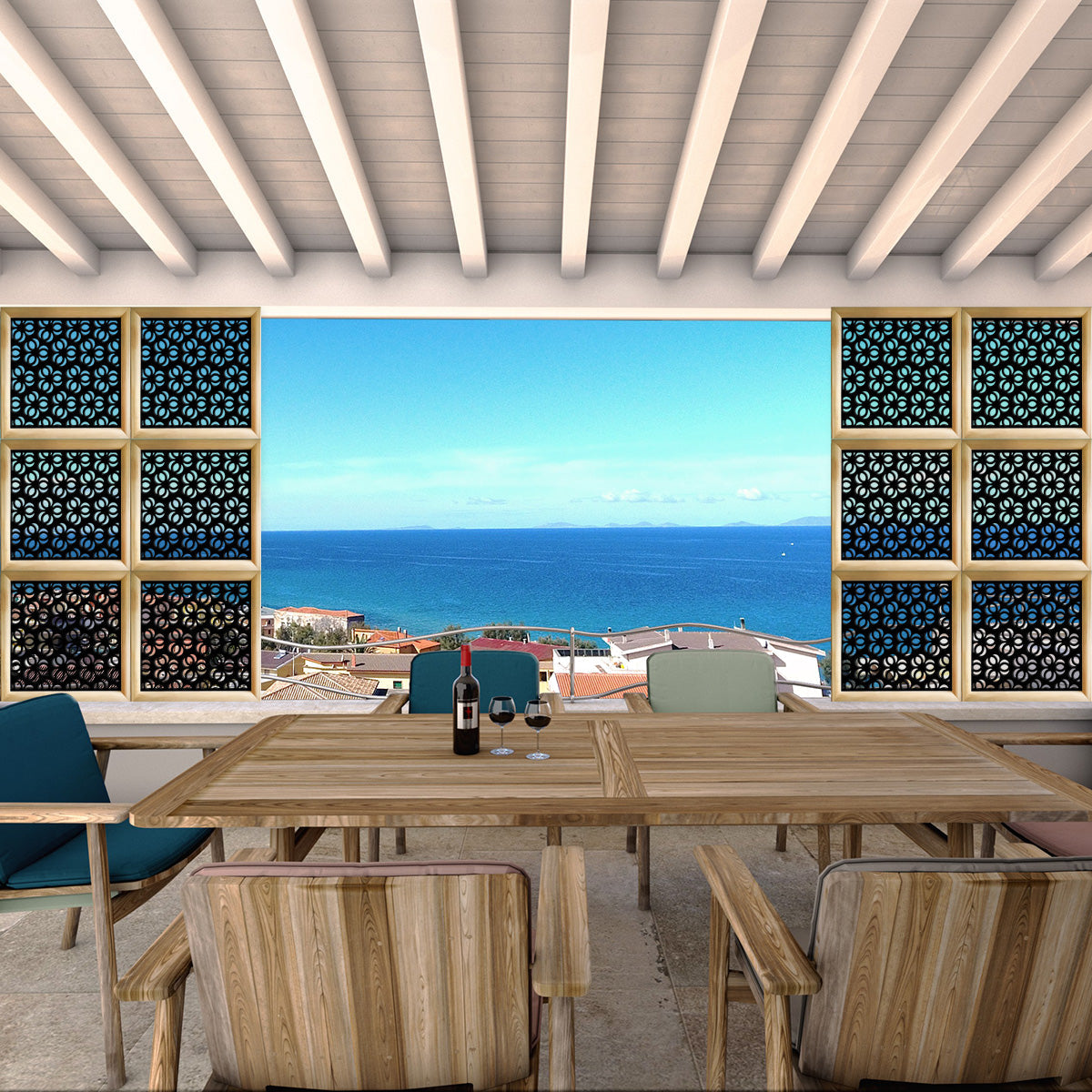ELLISSE - Moduli Decorativi in Legno e PVC - PlastiWood (14554211)