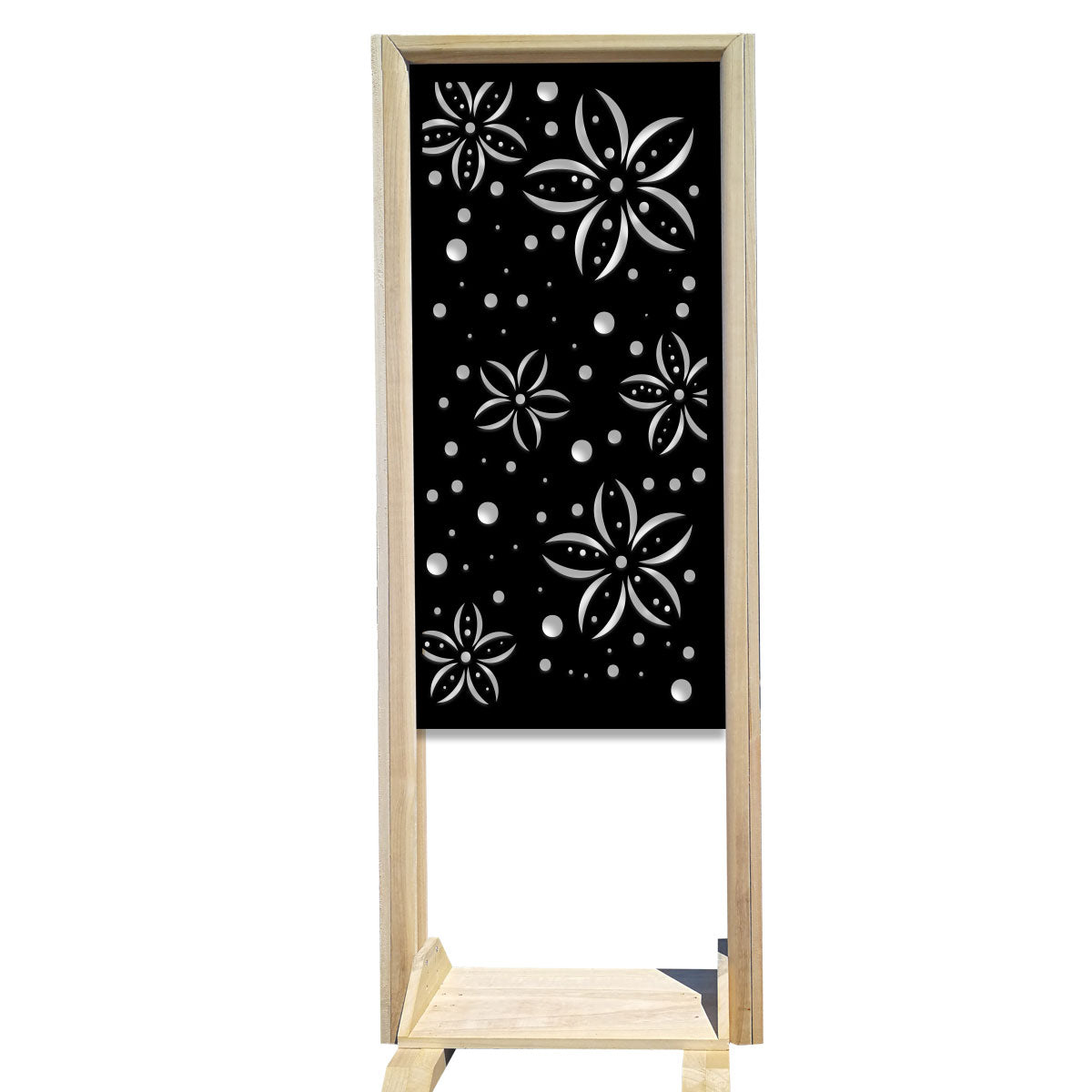 FLOWERS - Separè- Paravento modulabile - 70x190cm - in Legno e PVC - PlastiWood (14554605)