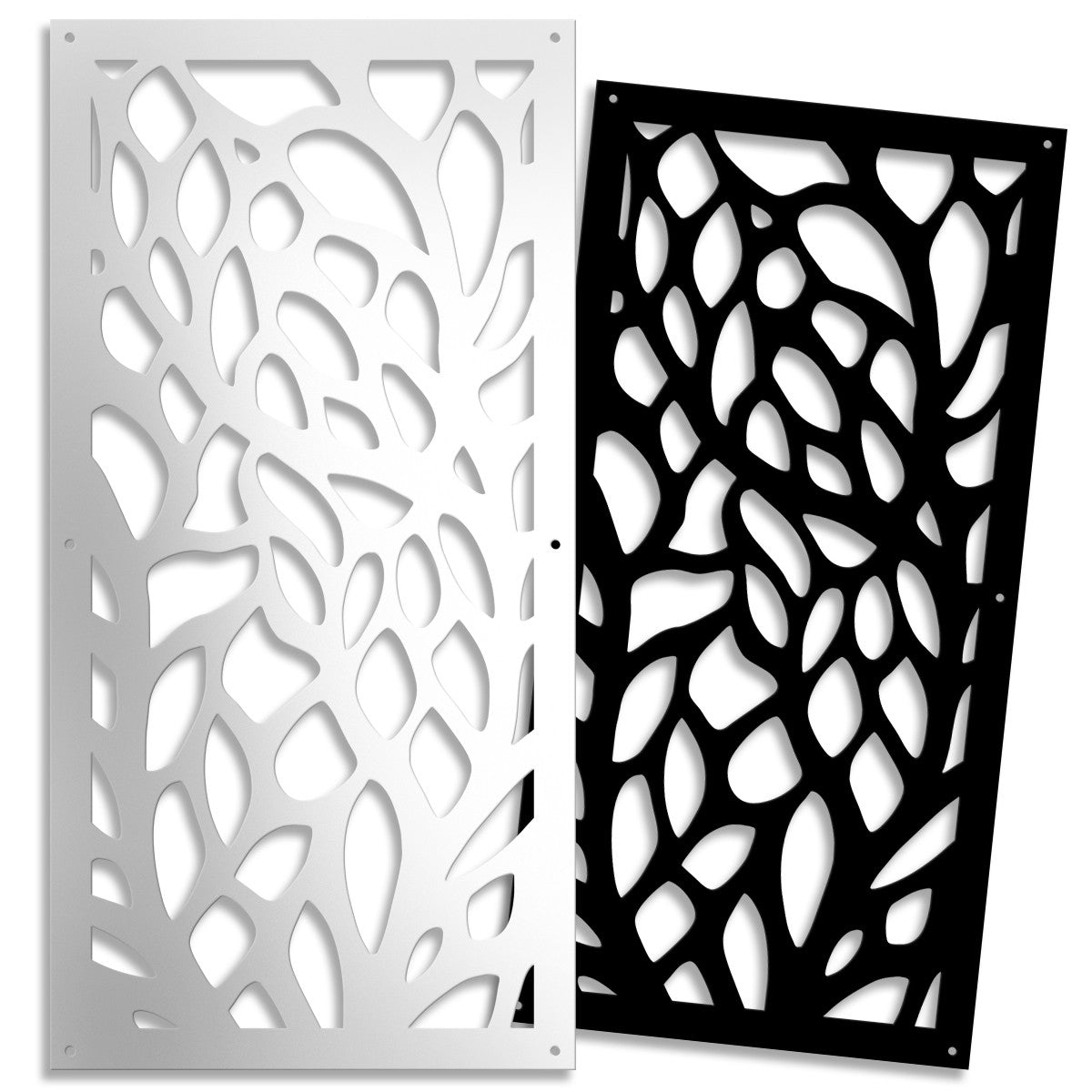 FOGLIE - Pannello PVC traforato spessore 1cm - Parasole - PlastiWood (14554629)