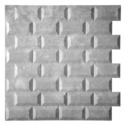 FROST - Pannello per parete in PVC a rilievo 3D - 59,5cmX56cm - PlastiWood (14554730)