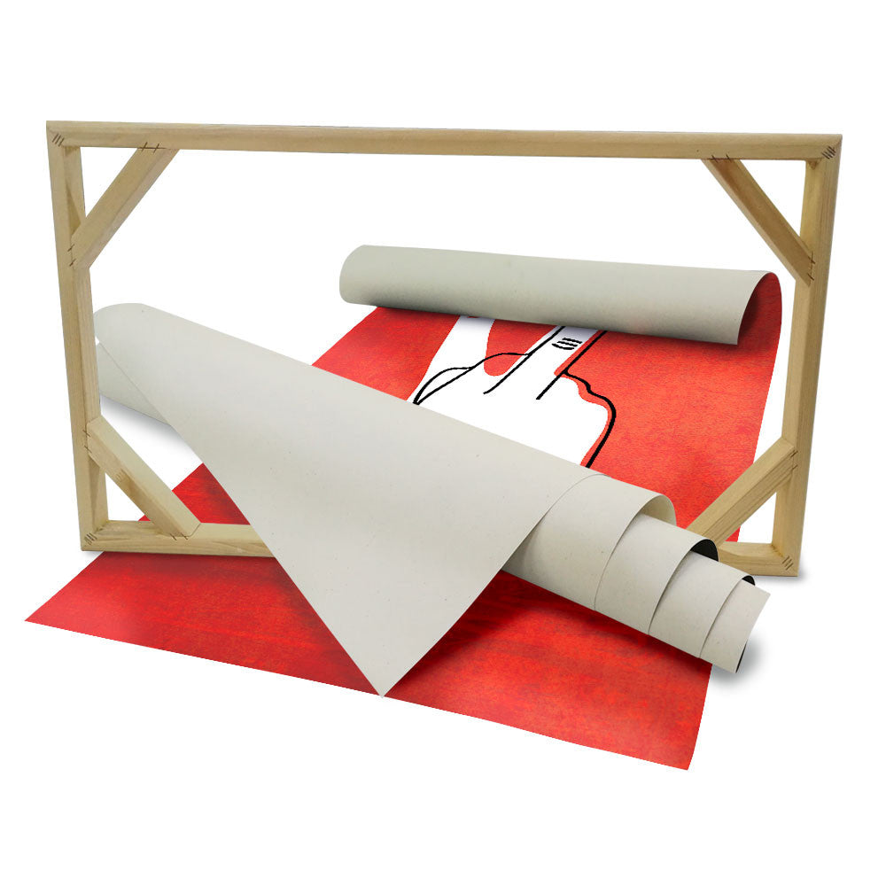 FUCK - WIN - Quadro stampato su Canvas e montato su telaio in legno - PlastiWood (14554738)