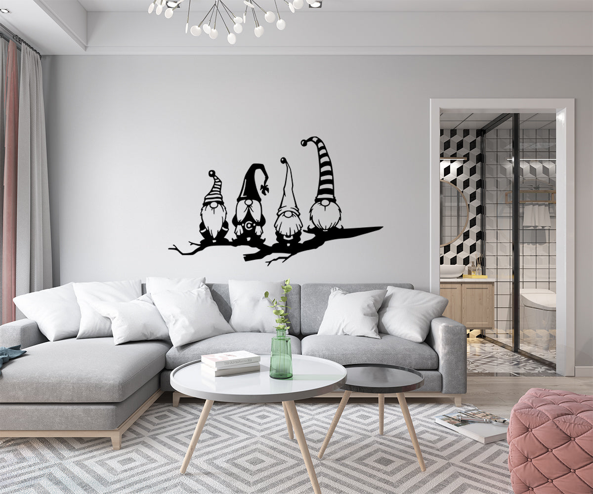 GNOMES - Adesivo murale wall sticker in vinile 55x100 cm - PlastiWood (14554863)