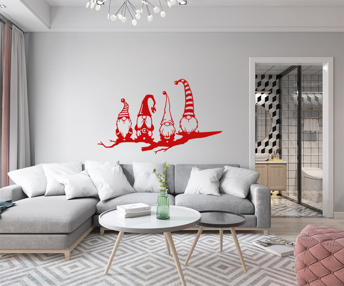 GNOMES - Adesivo murale wall sticker in vinile 55x100 cm - PlastiWood (14554864)