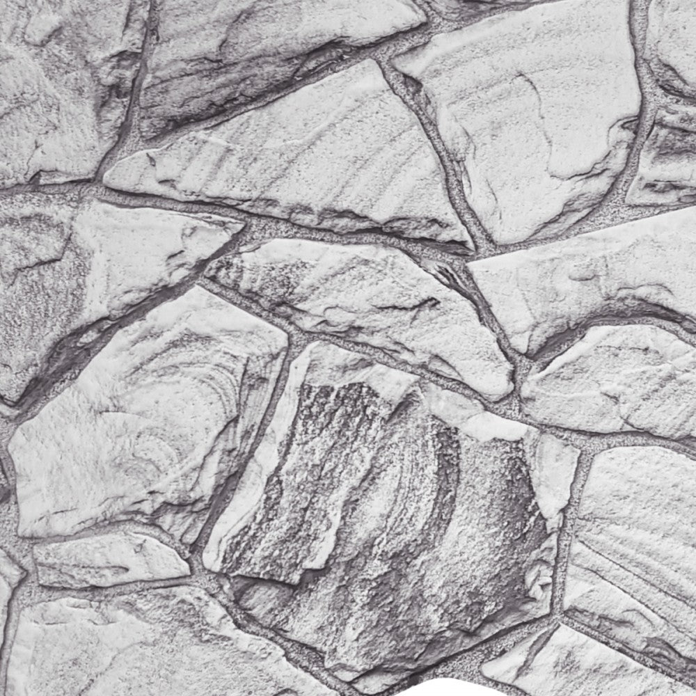 GRAFITE - Pannello finta pietra in PVC 98x50cm kit di 2 Pz 1 mq - PlastiWood(14554883)