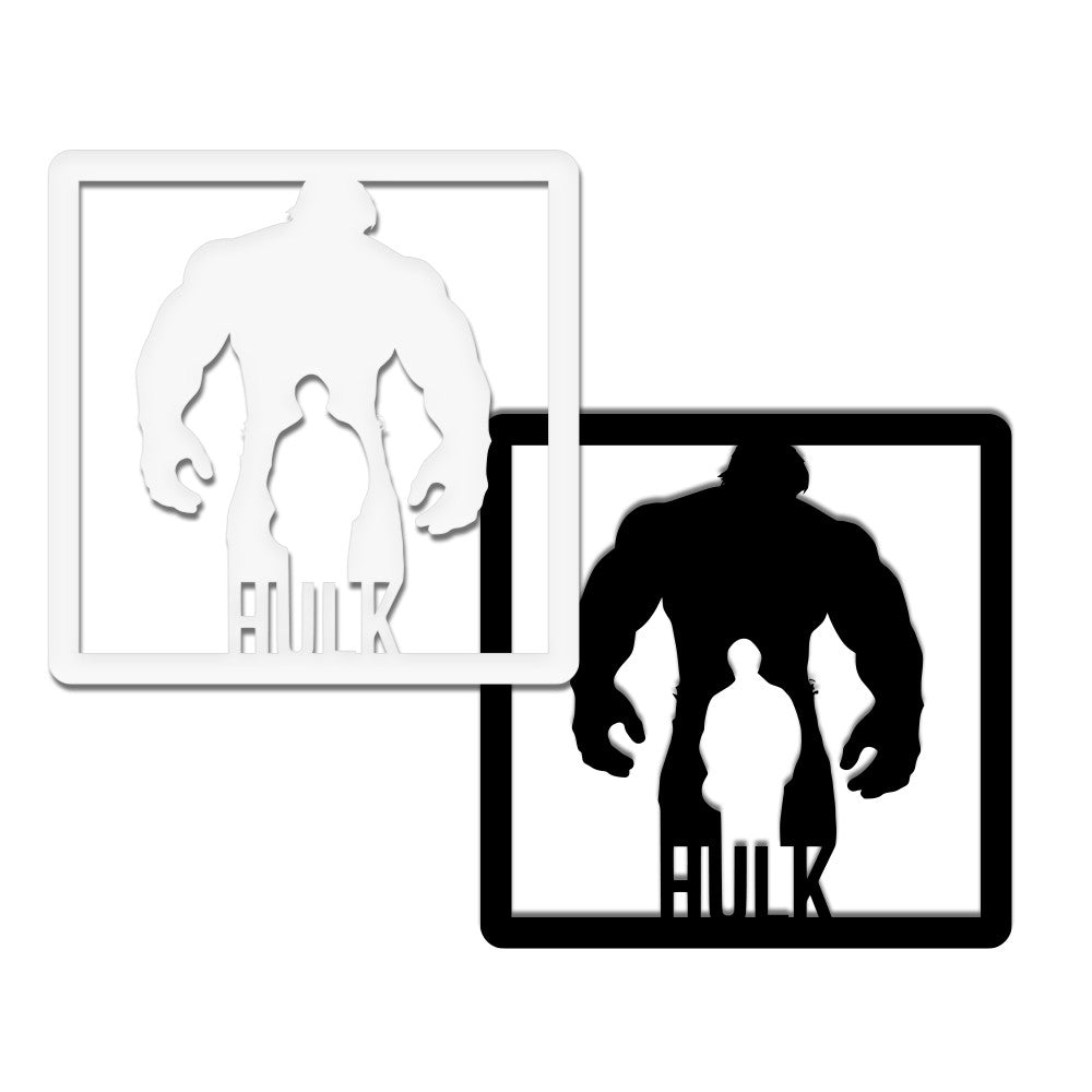 HULK - Quadro moderno in pvc solido 48 x 48cm - PlastiWood (14555100)