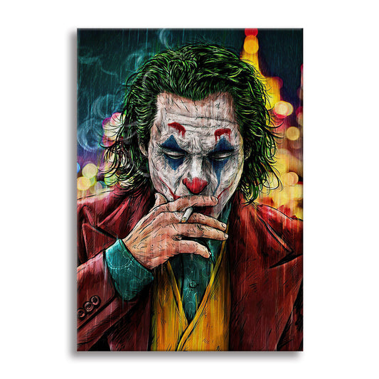 Joker -  Quadro Canvas Contemporaneo su telaio in legno - PlastiWood