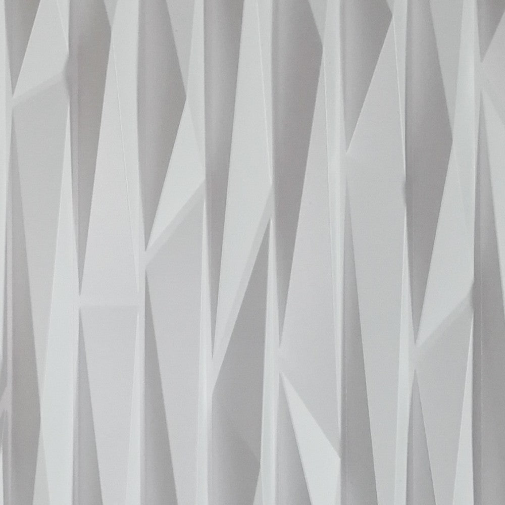 KRIPTON bianco - Pannello parete in PVC a rilievo 3D - 50cmX50cm - 1 Pz - PlastiWood(14555337)