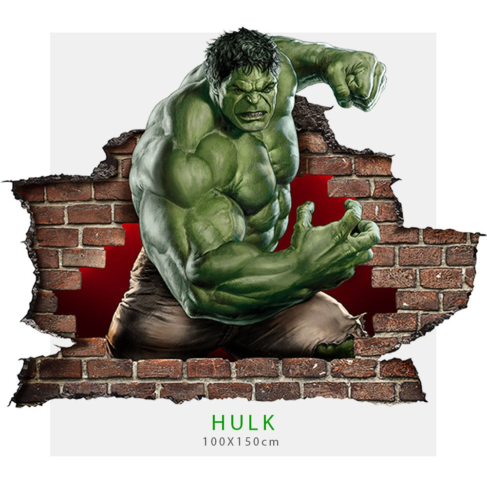 L'incredibile Hulk wall sticker cameretta bimbi - PlastiWood(14555370)