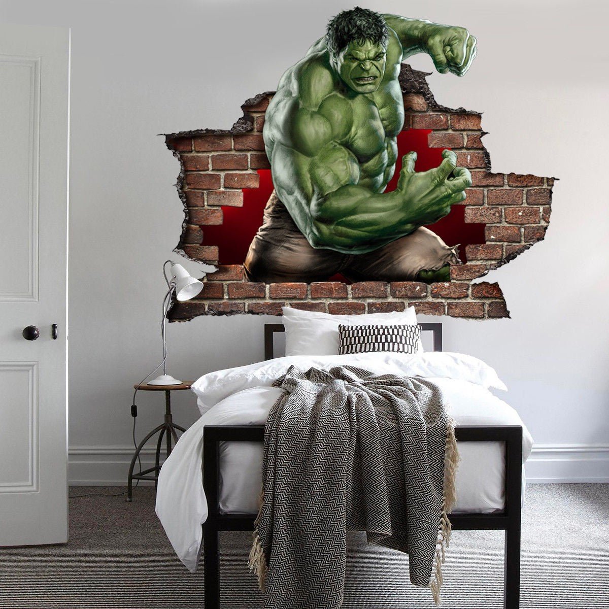 L'incredibile Hulk wall sticker cameretta bimbi - PlastiWood(14555371)