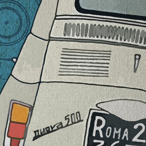 LA 500 - Made in Italy - Quadro stampato su Canvas e montato su telaio in legno - PlastiWood (14555373)
