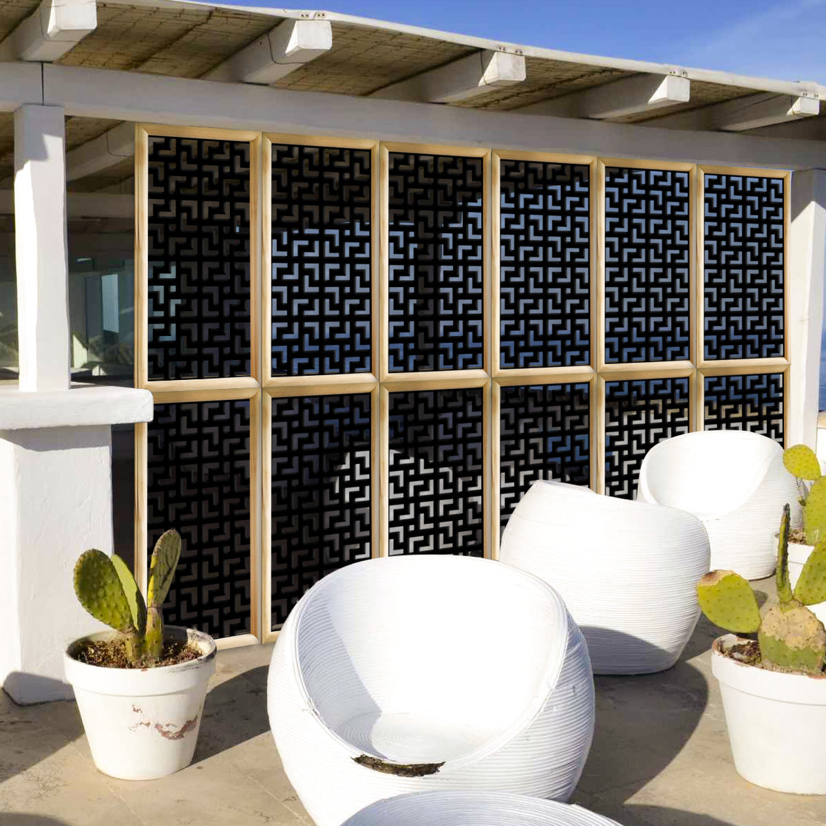 LABYRINTH L - Moduli Decorativi in Legno e PVC - PlastiWood (14555450)