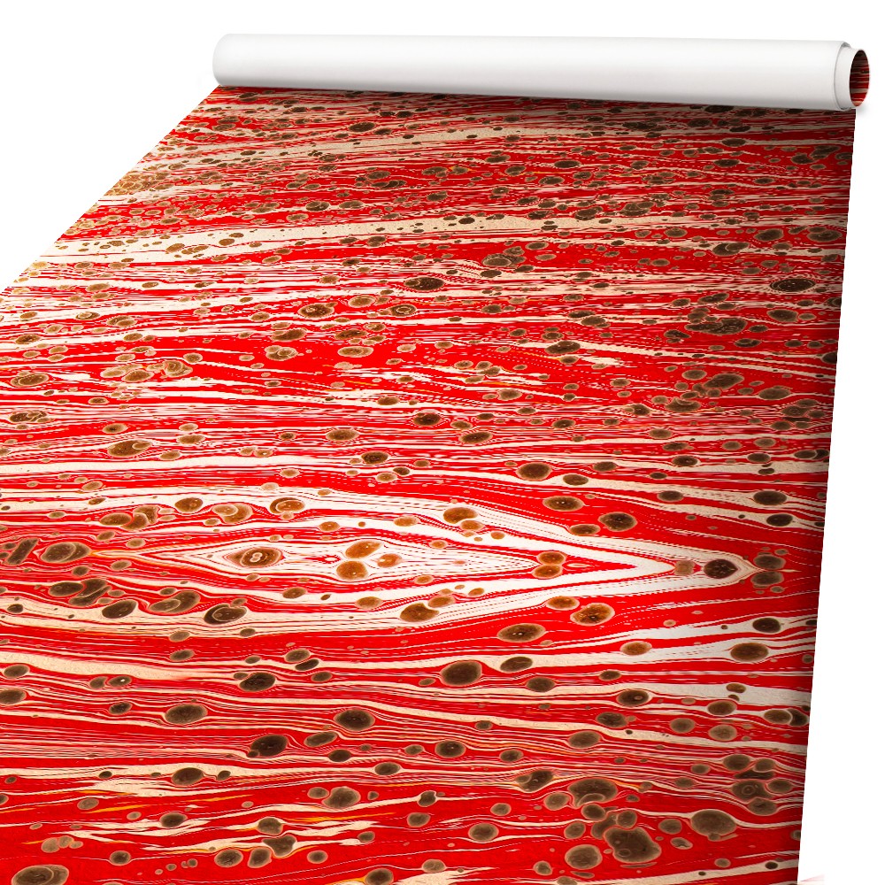 MARBLED PAPER - RED - Pellicola adesiva in PVC finitura opaca - PlastiWood(14555853)