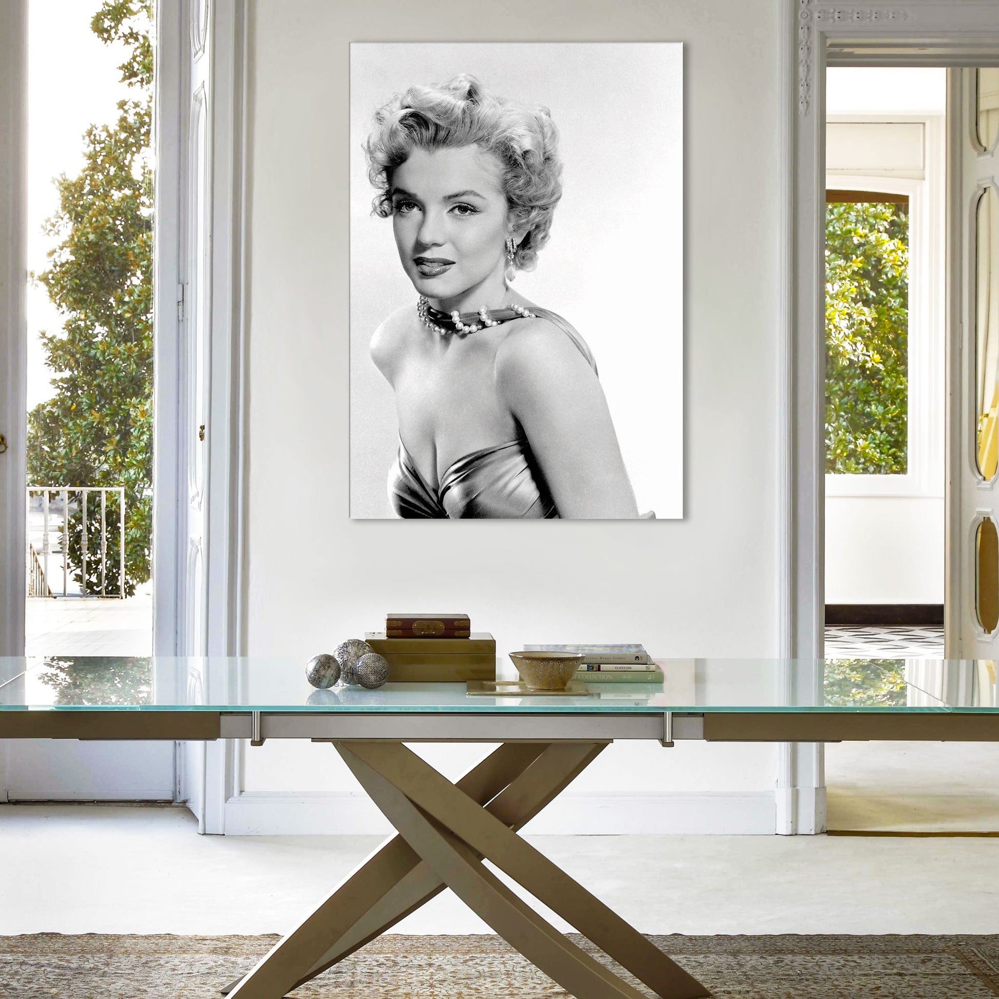 Marilyn Monroe - stampa su tela in alta definizione con telaio in legno - PlastiWood(14555858)