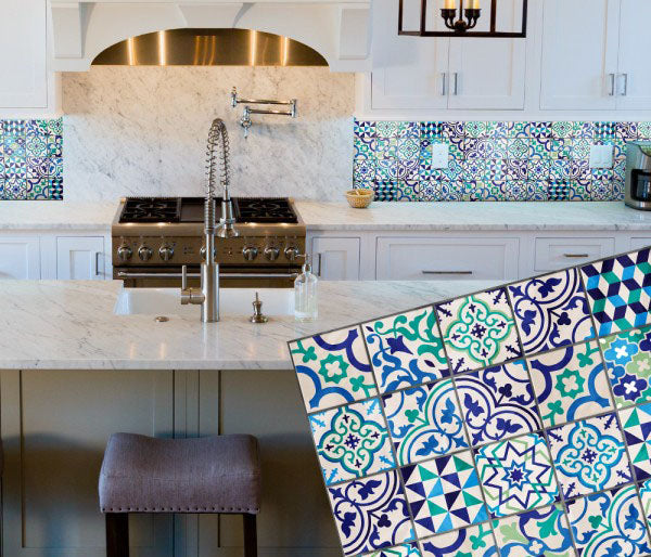MATTONELLE VIETRI - Paraschizzi da cucina in PVC flessibile - Misura 120x60cm spessore 3mm - PlastiWood (14555933)