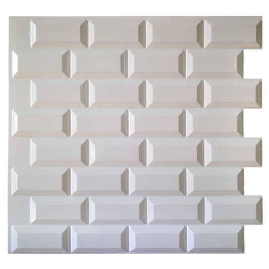 MILK - Pannello per parete in PVC a rilievo 3D - 595mmX560mm - PlastiWood