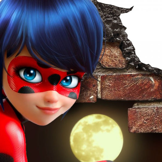 MIRACULOUS LADYBUG - 002 Adesivo parete murale effetto 3D wall stickers - PlastiWood (14556054)