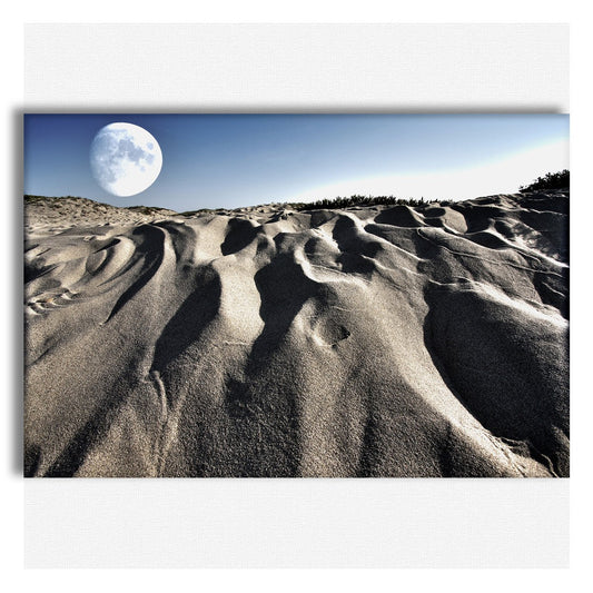 Moonscape surreale - Quadro Canvas su telaio in legno - PlastiWood