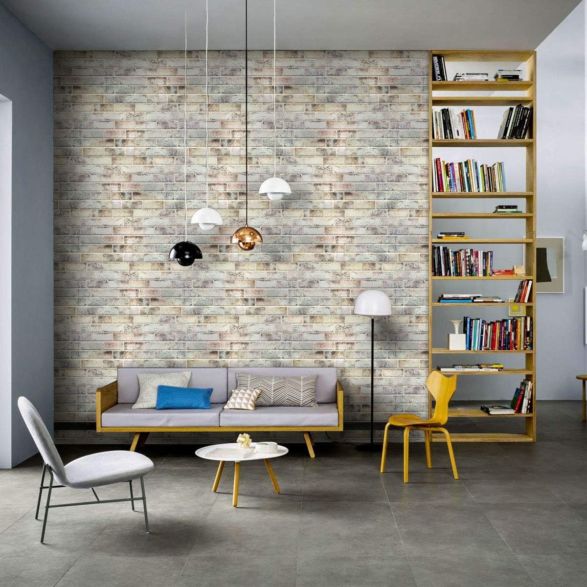 MURALES Pannello finto mattone in EPS Resinato finitura ruvida Misura 100x50 Cm spessore 2 cm - PlastiWood (14556165)