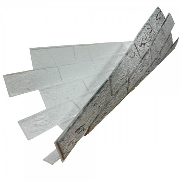 North Stone - Pannelli parete in ABS finta pietra effetto 3D 100x60cm x 0.6mm - PlastiWood(14556307)