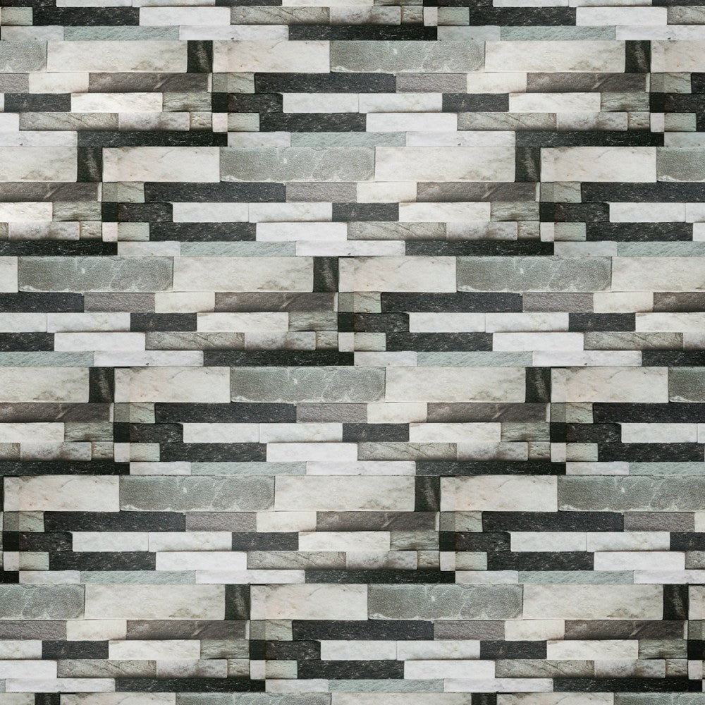 PIETRA MIX pannello finta Pietra In EPS Resinato Listello Misura 100x25 Cm. Pezzi 4 Totale 1 Mq - PlastiWood (14556637)