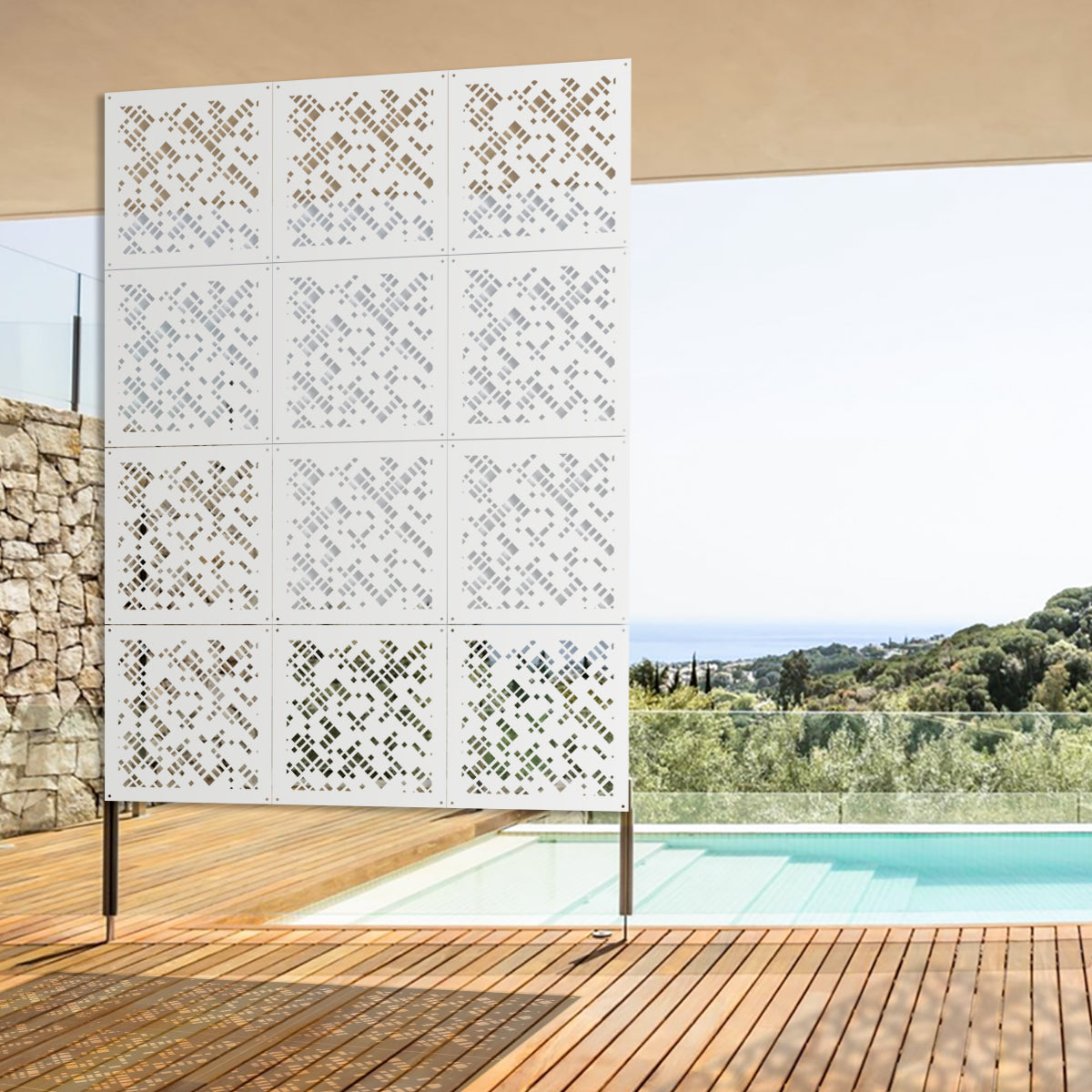PIXEL - Pannello in PVC traforato - Parasole - PlastiWood (14556715)