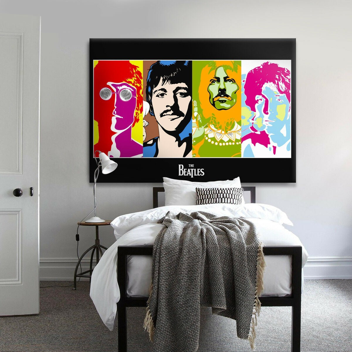 Quadro Canvas su telaio in legno BEATLES POP ART - PlastiWood (14557001)
