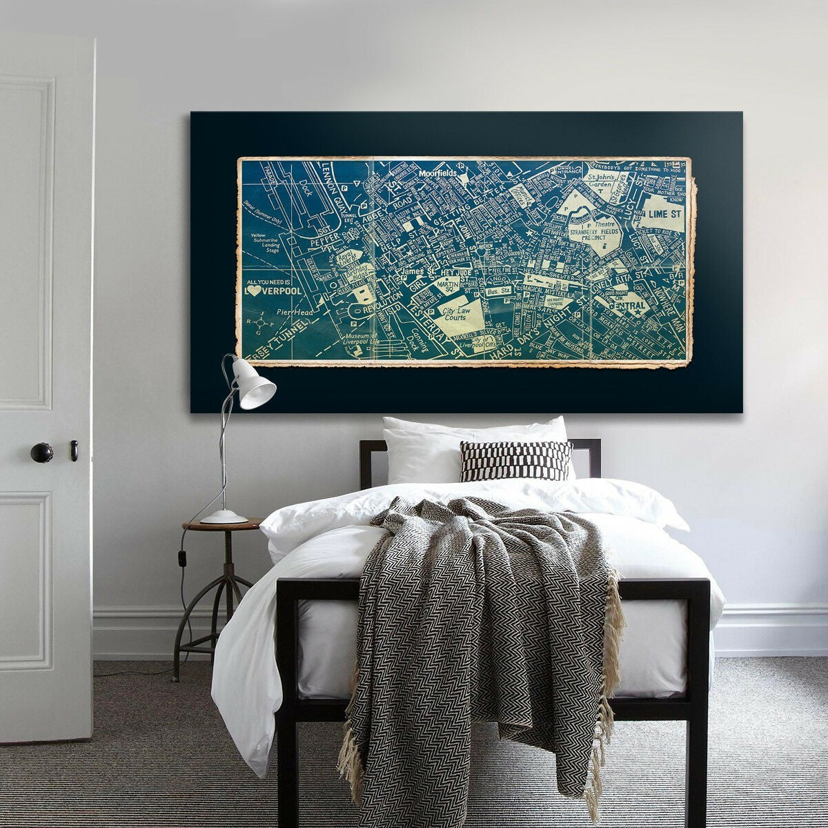 Quadro Canvas su telaio in legno BEATLES SONGS - PlastiWood (14557009)