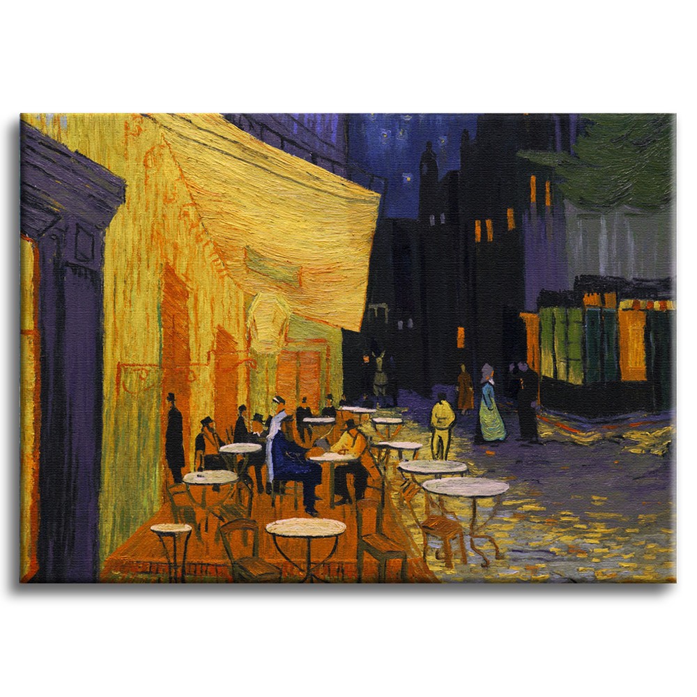 Quadro Canvas su telaio in legno Night Cafee - Van Gogh - PlastiWood(14557017)