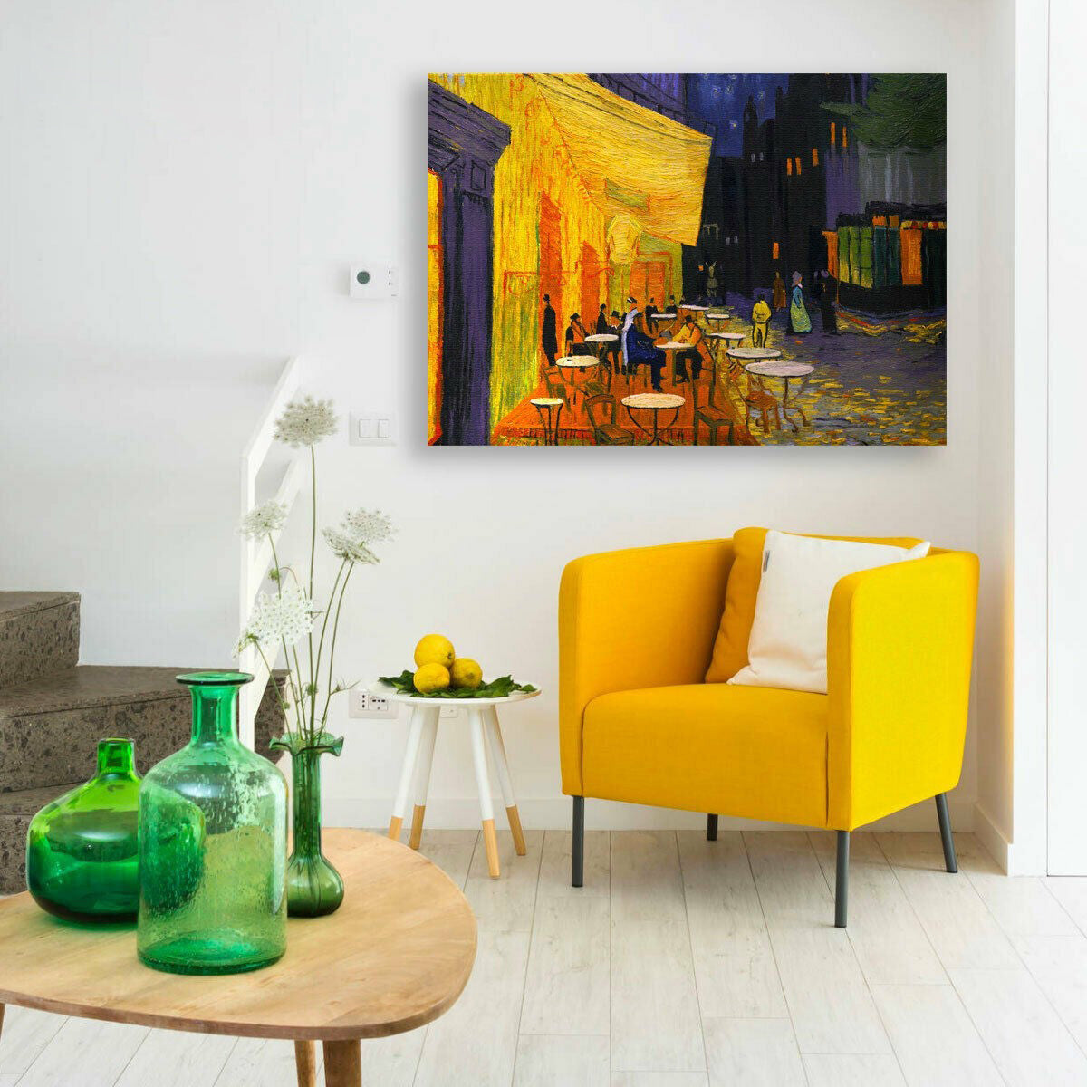 Quadro Canvas su telaio in legno Night Cafee - Van Gogh - PlastiWood (14557019)