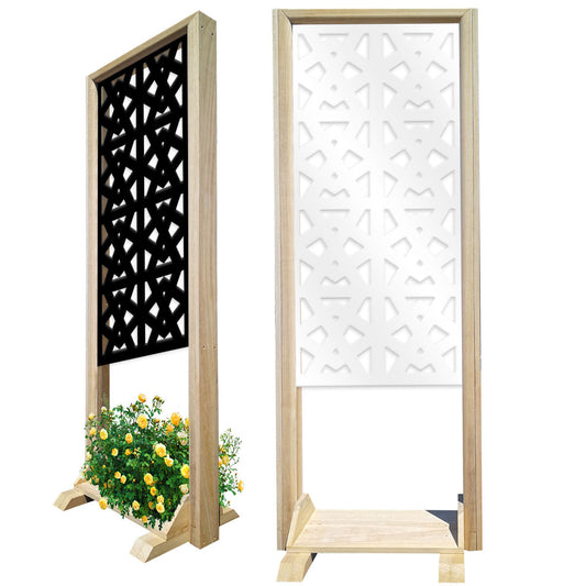 RAILING - Separè - Paravento modulabile - 70x190cm - in Legno e PVC - PlastiWood (14557102)