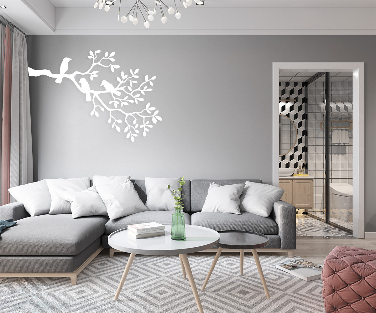 RAMOSCELLO - Adesivo murale wall sticker in vinile 55x115 cm - PlastiWood (14557131)