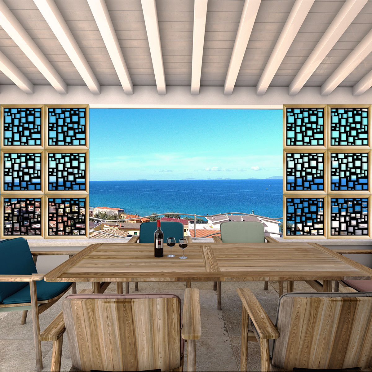 RANDOM - Moduli Decorativi in Legno e PVC - PlastiWood (14557141)