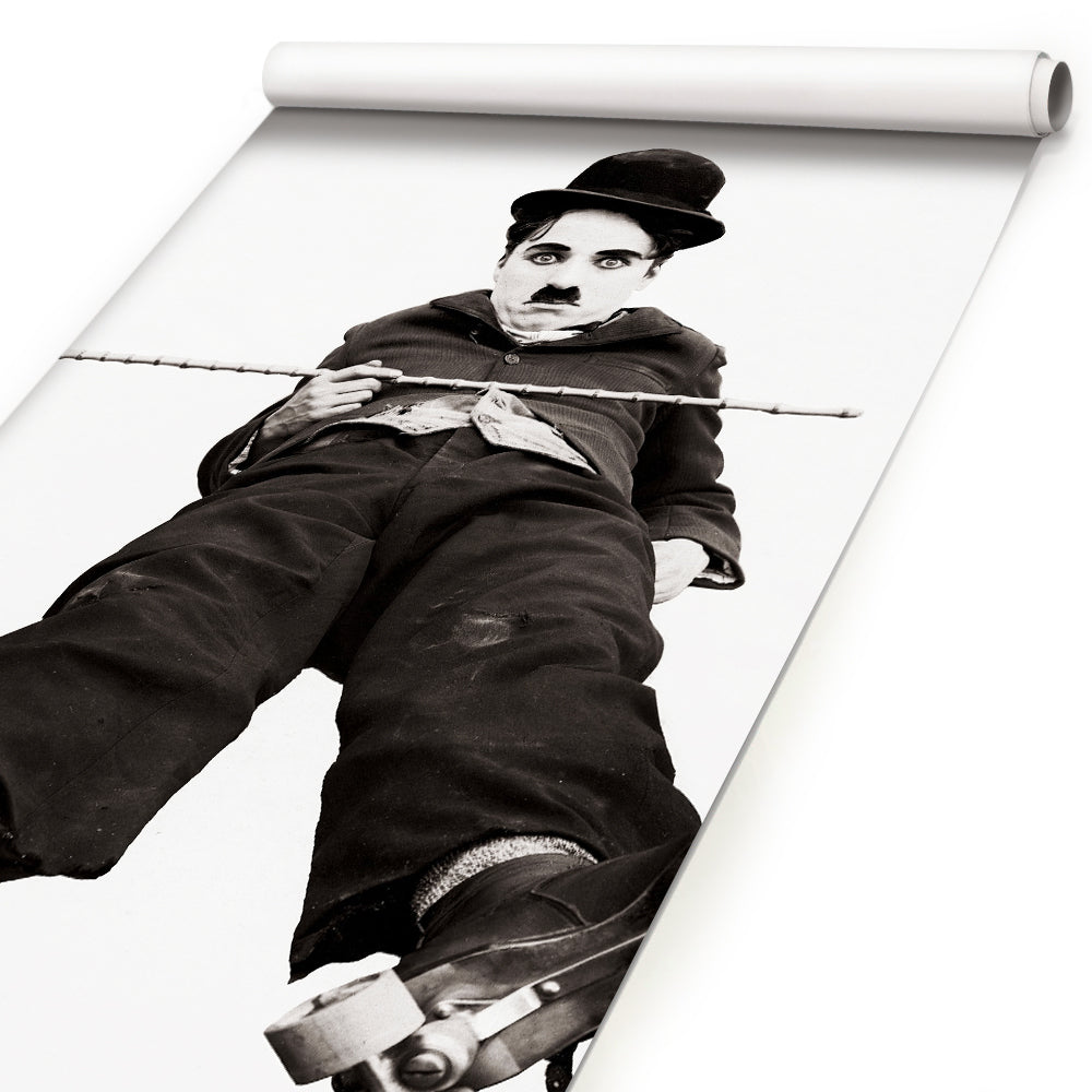 Rivestimento adesivo per porte interne - Charlie Chaplin - PlastiWood(14557219)