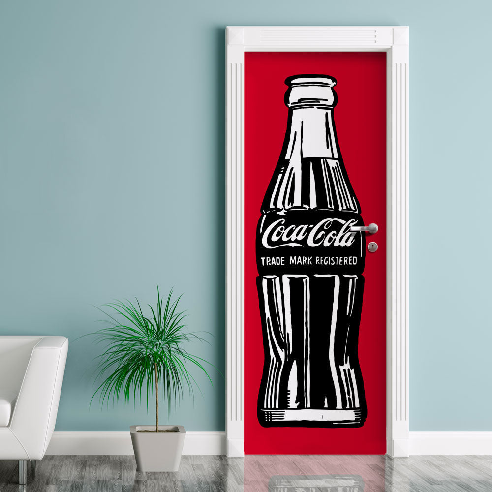 Rivestimento adesivo per porte interne - Coca Cola - PlastiWood(14557221)