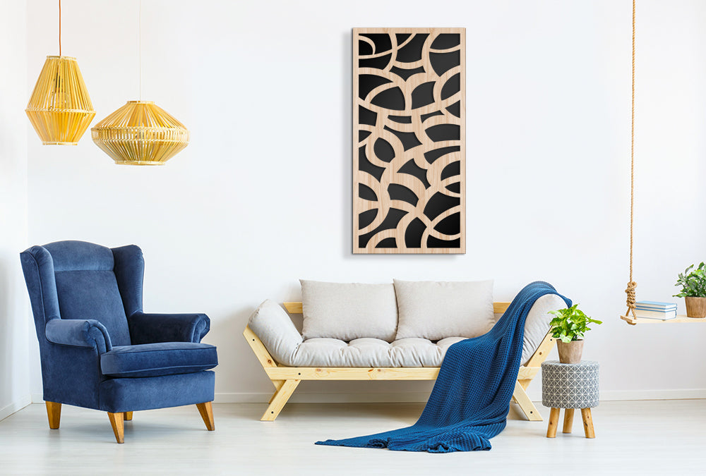 ROOTS - Quadro arredo LASERCUT composito Legno e PVC - PlastiWood (14557371)