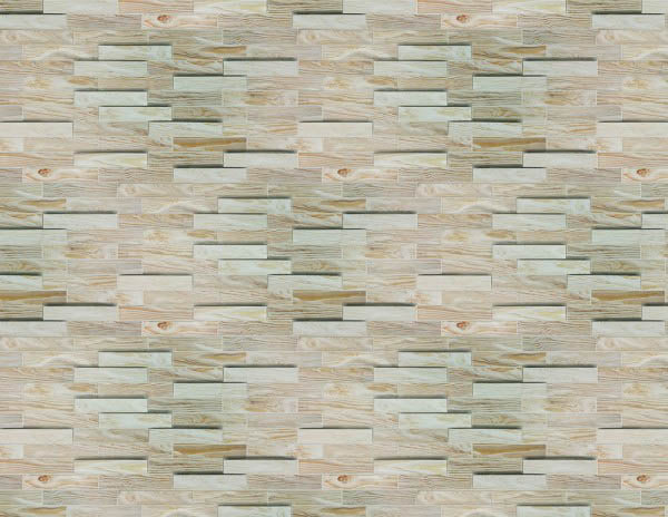 ROVERE SBIANCATO - Pannello parete in PVC finto legno effetto 3D copri muffa 98x48cm 2 Pz 1Mq - PlastiWood(14557479)